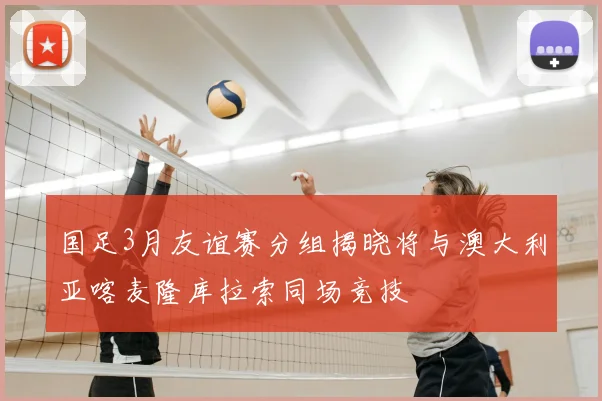 国足3月友谊赛分组揭晓将与澳大利亚喀麦隆库拉索同场竞技