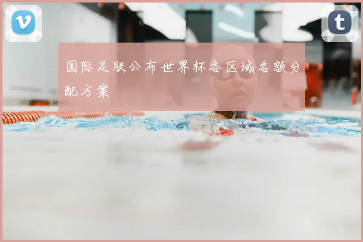 国际足联公布世界杯各区域名额分配方案